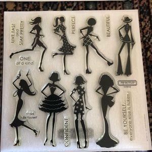 Close to my Heart acrylic stamp set (retired) new